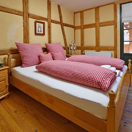 Naturhof-Papiermuehle 2 Bett-Zimmer Rosenrot Bollberg Buitenkant foto