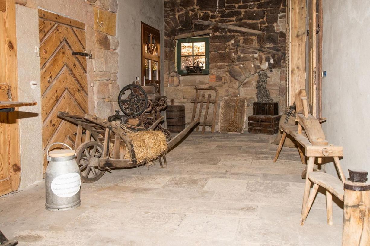 Naturhof-Papiermuehle 2 Bett-Zimmer Rosenrot Bollberg Buitenkant foto